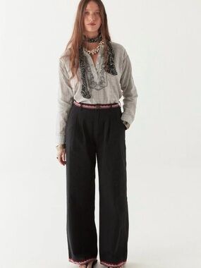 Maison Hotel striped blouse